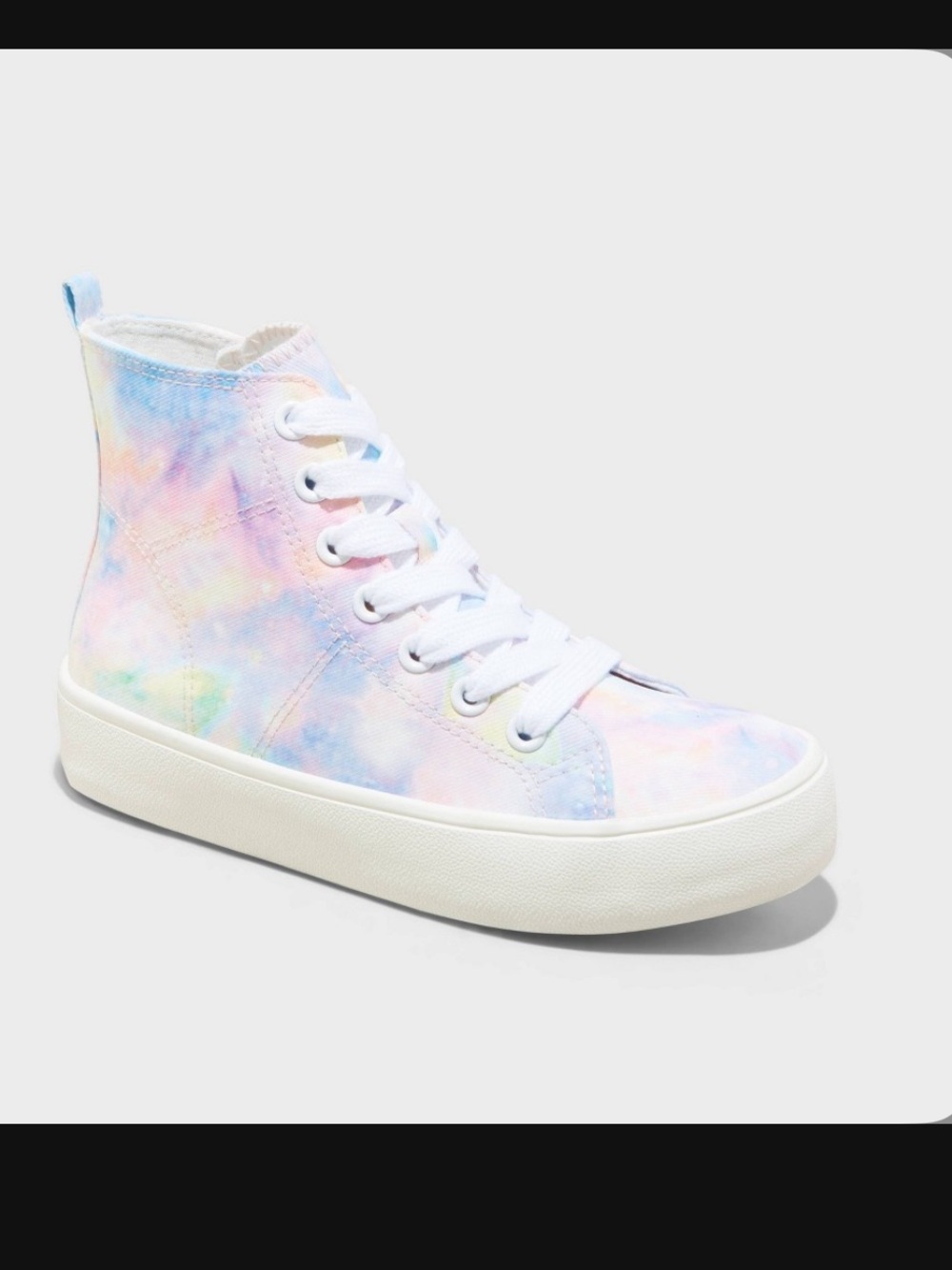 Universal Thread Multicolored Tee Tie-Dye High-Top Sneakers Size 2 NWT